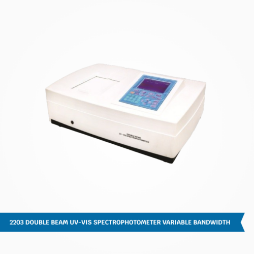 Enhance Analysis with 2203 Double Beam UV-VIS Spectrophotometer-Variable Bandwidth – SIPLLT 2203