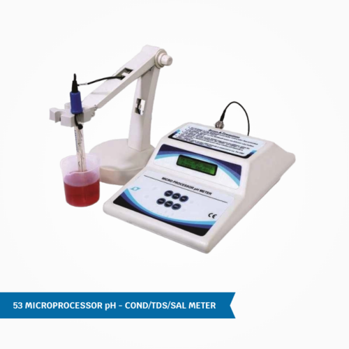 High-Performance 53 Microprocessor Cond/TDS/Sal Meter – SIPLLT-53: Accurate Measurements for Water Quality Analysis